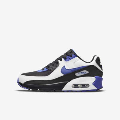 Nike Air Max 90 Ltr Big Kids' Shoes In Black,white,persian Violet