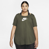 Nike Sportswear Essential Women's Tunic In Medium Olive,white