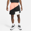 Nike Dri-fit Men's Basketball Shorts In Crimson Bliss,black,sail,black