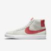 Nike Sb Zoom Blazer Mid Skate Shoes In Summit White,summit White,white,lobster