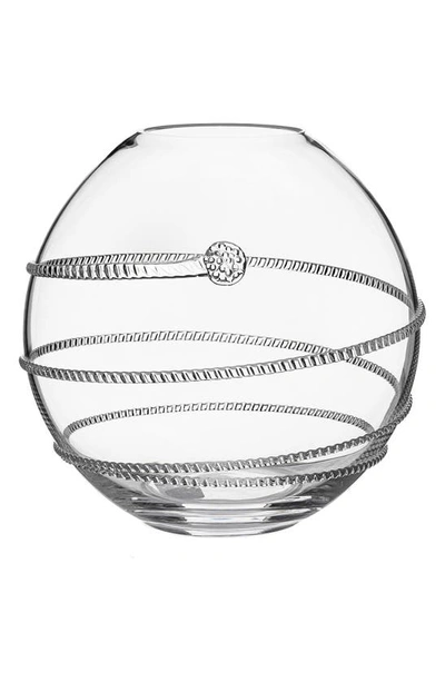 Juliska Amalia Rose Bowl Glass Vase In Clear