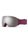 Smith I/o Mag™ Snow Goggles In Merlot Sun Platinum Mirror