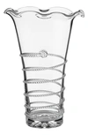 Juliska Amalia Flared Glass Vase In Clear