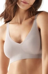 True & Co. True Body Boost V Neck Bra In Mink