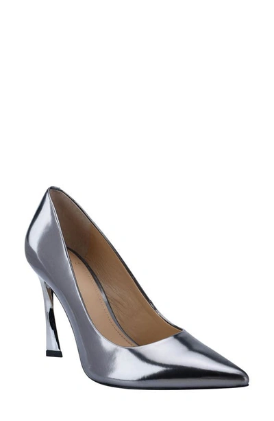 Marc Fisher Ltd Sassie Pointed Toe Pump In Pewter