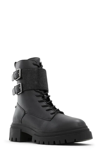 Aldo Woa Combat Boot In Black