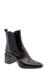 Bcbgeneration Darxi Leather Ankle Bootie In Black Leather