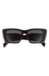 Prada 51mm Butterfly Sunglasses In Black/gray