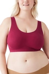 True & Co. True Body Lift Wireless Bra In Beet Red