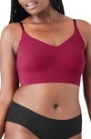 True & Co. True Body Lift Triangle Bra In Beet Red