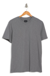 14th & Union Short Sleeve Slub Crew Neck T-shirt In Grey Pearl