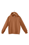 Fleece Factory Pullover Fleece Hoodie In Rust