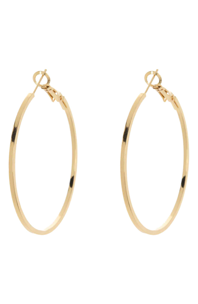 Nordstrom Rack 45mm Square Wire Hoop Earrings In Gold