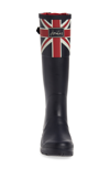 Joules 'welly' Print Rain Boot In Navy Union Jack