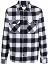 Dickies Construct Checked Cotton Shirt In Schwarz