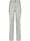 Brunello Cucinelli Tapered Wool Cargo Trousers In Grau