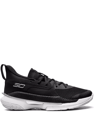 Under Armour Team Curry 7 Low-top Sneakers In Black