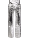 PETER DO PAINTED-EDGE STRAIGHT LEG JEANS