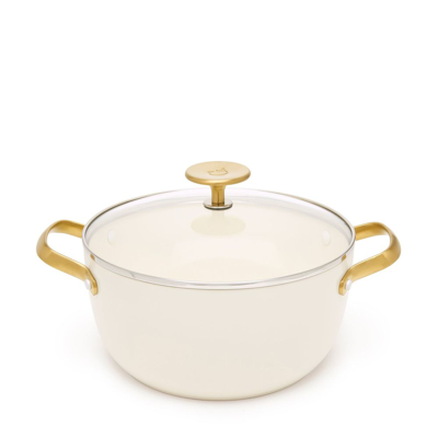 Goop Home 5qt Covered Casserole In Cream White
