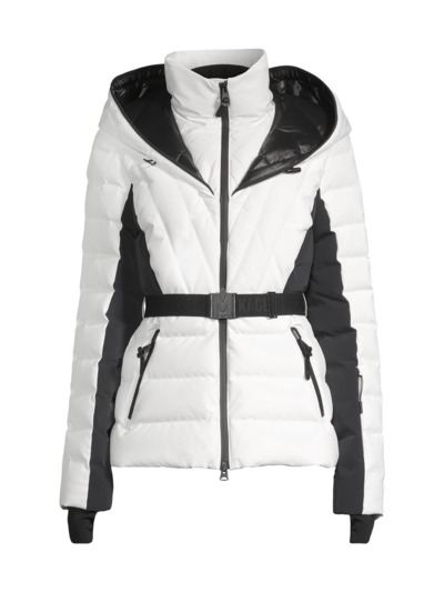 Mackage Elita Down Quilted Ski Jacket In Ceramic