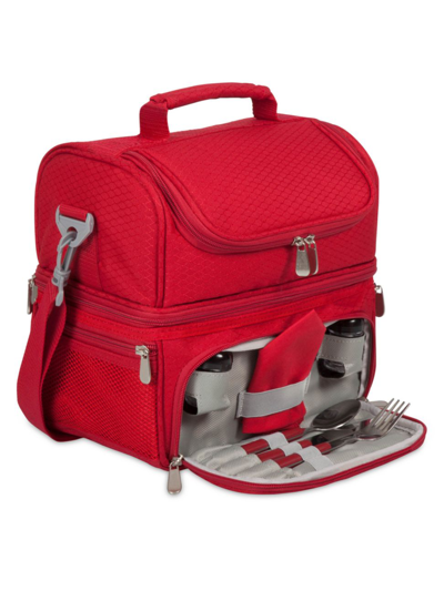 Picnic Time Urban Lunch Cooler Bag In Red