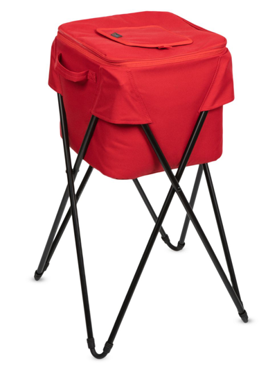 Picnic Time Party Camping Stand & Cooler In Red