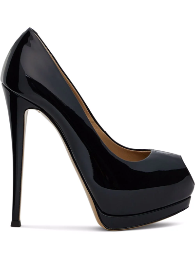 Giuseppe Zanotti Sharon 130mm Peep-toe Pumps In Black