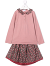 Siola Floral-print Two-piece Set In Pink