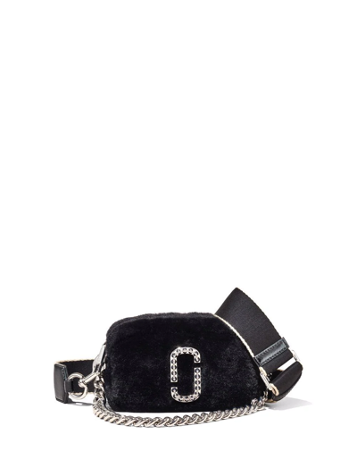 Marc Jacobs The Snapshot Fluffy Camera Bag In Black