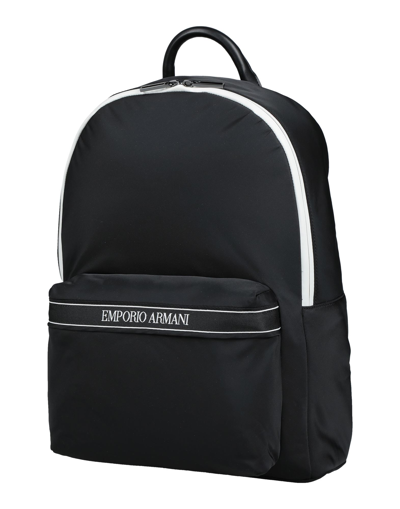 Emporio Armani Backpacks In Black