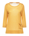 Gaia Life Sweaters In Yellow