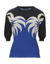 Boutique Moschino Sweaters In Bright Blue