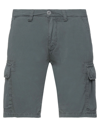 Modfitters Man Shorts & Bermuda Shorts Lead Size 32 Cotton In Grey
