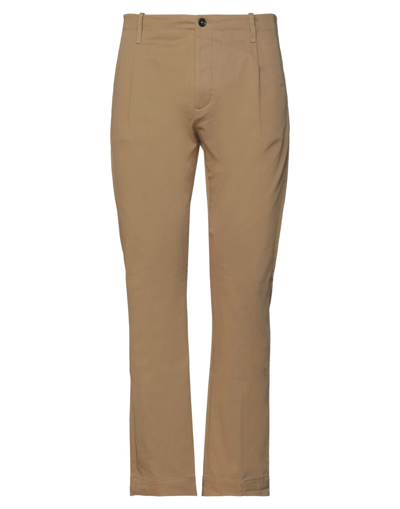 Nine:inthe:morning Nine In The Morning Man Pants Camel Size 36 Cotton, Elastane In Beige