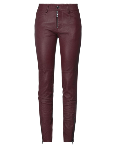 Zadig & Voltaire Pants In Maroon
