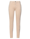 KONTATTO KONTATTO WOMAN PANTS BEIGE SIZE S COTTON, ELASTANE,13658230IA 3