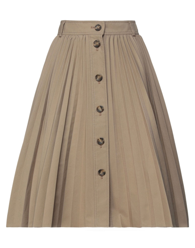 Red Valentino Midi Skirts In Beige
