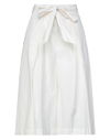 Manila Grace Cropped Pants In White