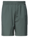 Low Brand Shorts & Bermuda Shorts In Dark Green