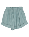Aniye By Woman Shorts & Bermuda Shorts Sky Blue Size 4 Viscose, Polyurethane