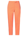 Clips More Cotton Cigarette Trousers In Orange