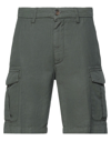 Eleventy Shorts & Bermuda Shorts In Military Green