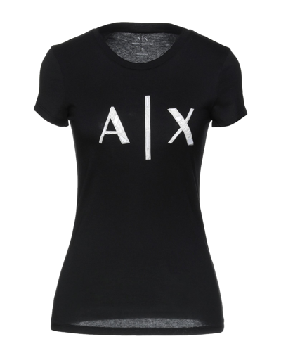 Armani Exchange T-shirts In Black