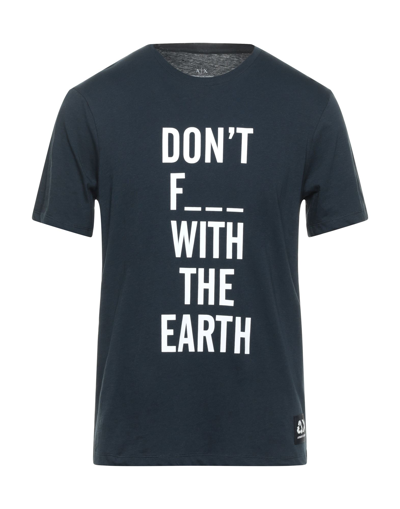 Armani Exchange T-shirts In Midnight Blue
