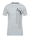 Armani Exchange T-shirts In Grey