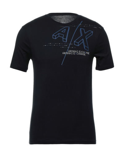 Armani Exchange T-shirts In Dark Blue