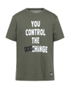 Armani Exchange T-shirts In Military Green