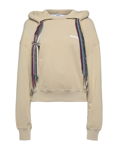 Ambush Sweatshirts In Beige