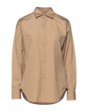 DSQUARED2 DSQUARED2 WOMAN SHIRT SAND SIZE 10 COTTON,12638923RD 3