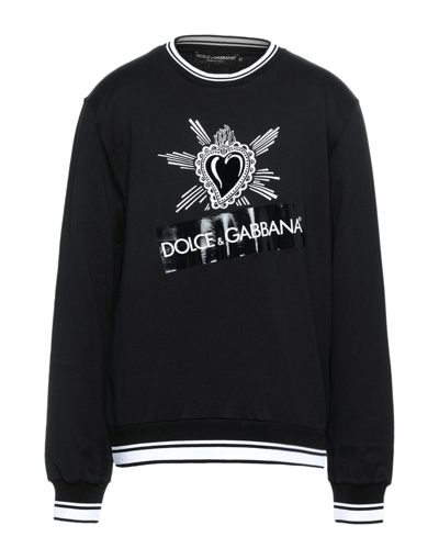 Dolce & Gabbana Sweatshirts In Black